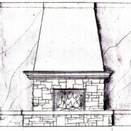 Fireplace “Study” Drawing