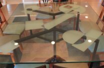 Custom Glass Dining Table Top