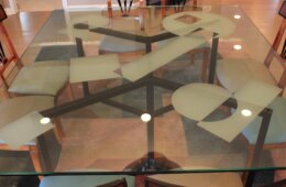 Custom Glass Dining Table Top