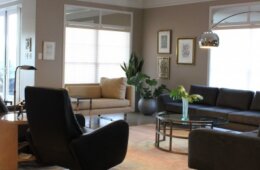 Art Filled Living Room