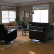 Art Filled Living Room