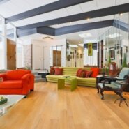 Colorful Entertaining Space