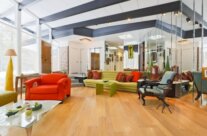 Colorful Entertaining Space