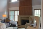 Hidden Media above fireplace