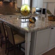 Open Kitchen Plan with Large Scale Island