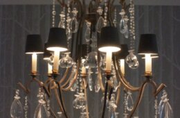 Chandelier Detail in Grand Stair